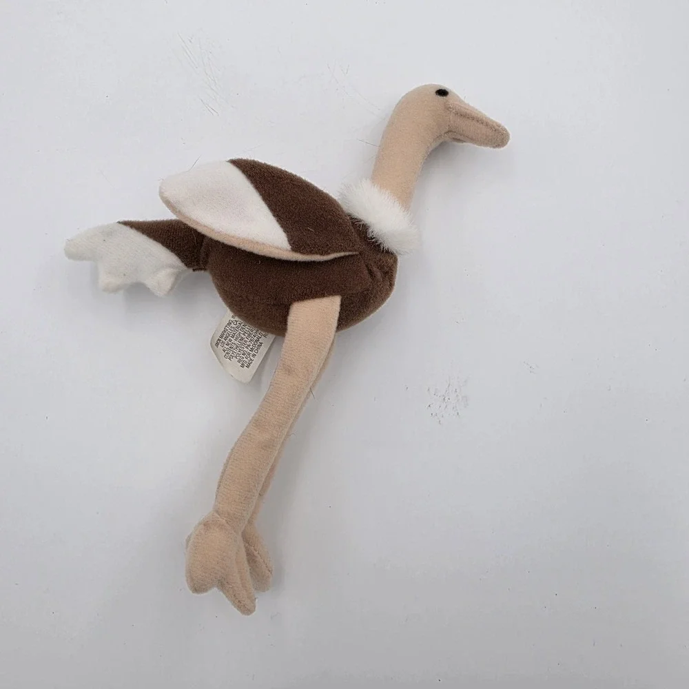 TY Teenie Beanie Babies – STRETCHY the Ostrich (6.5‎ in)